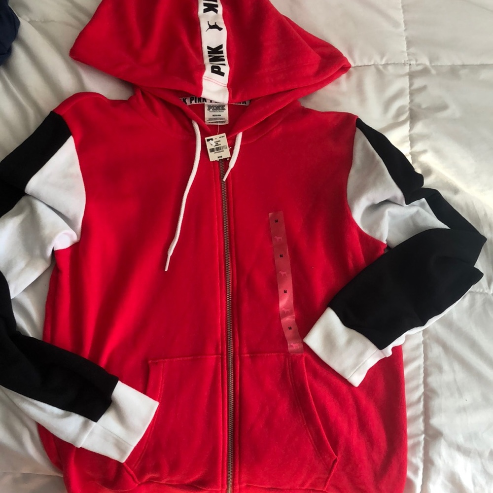 never worn PINK zip up jacket